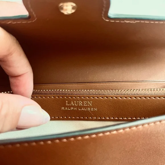 Lauren Ralph Lauren Brown Leather Wallet - Picture 7 of 8